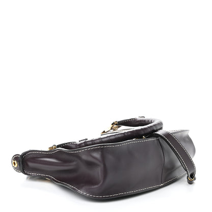 Chloe Smooth Calfskin Small Marcie Satchel Black Raisin 4 of 9