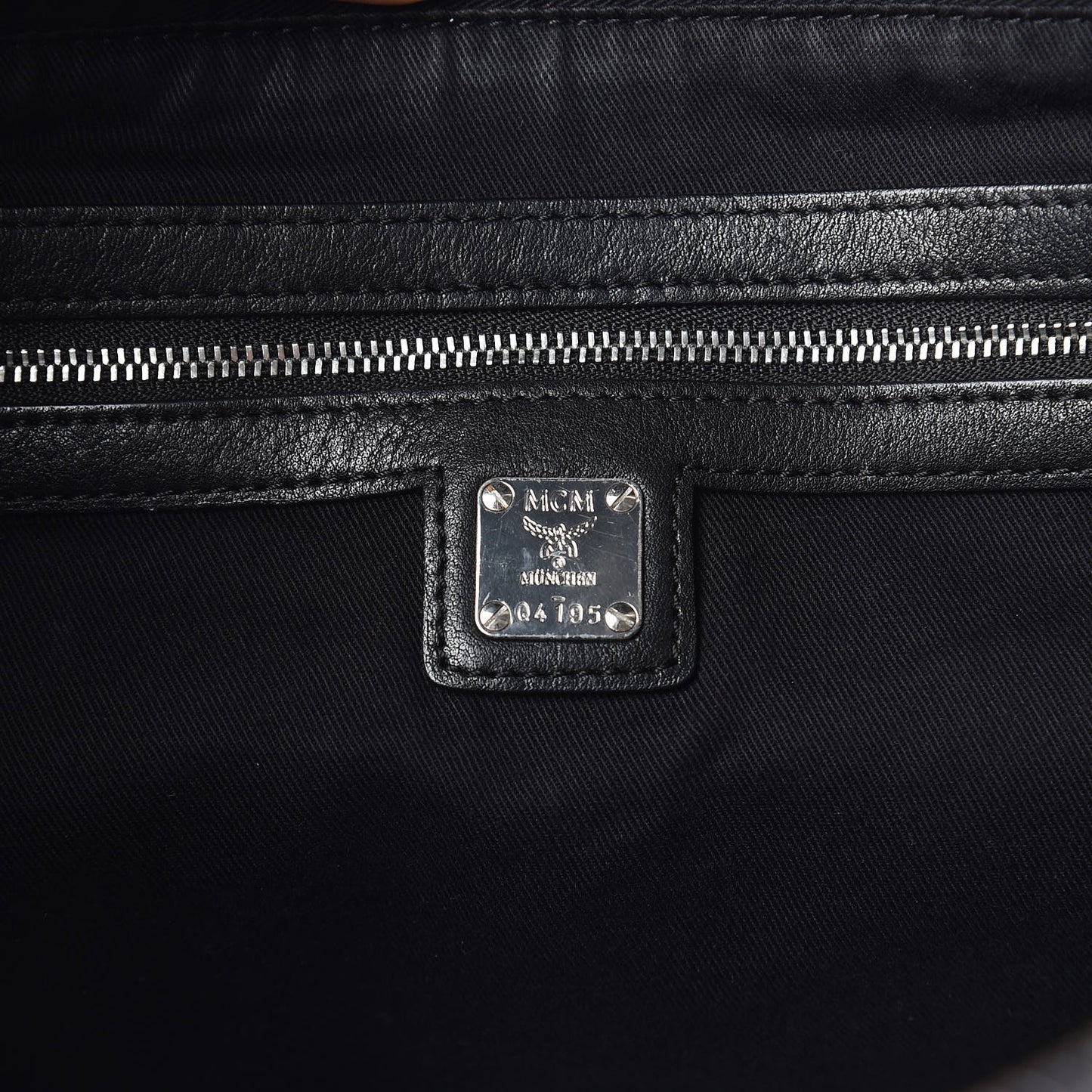 Calfskin Ottomar Monogram Medium Klara Shopper Tote Black