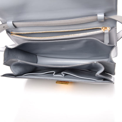 Celine Box Calfskin Medium Classic Box Flap Bag Sky 6 of 8