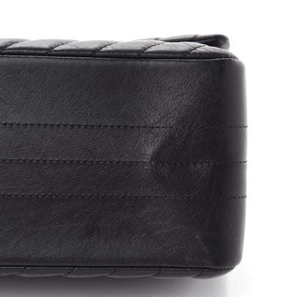 Chanel Aged Calfskin Chevron Quilted 2.55 Reissue 227 Flap So Black 9 of 12
