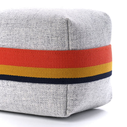 Hermes Canvas Small Bride-A-Brac Pouch Gris Flanelle 7 of 7