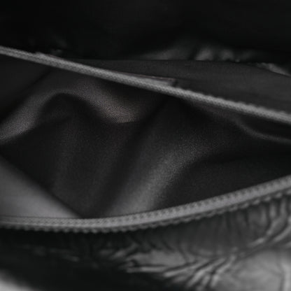 Chanel Glazed Calfskin Quilted CC Single Flap Black 6 of 14