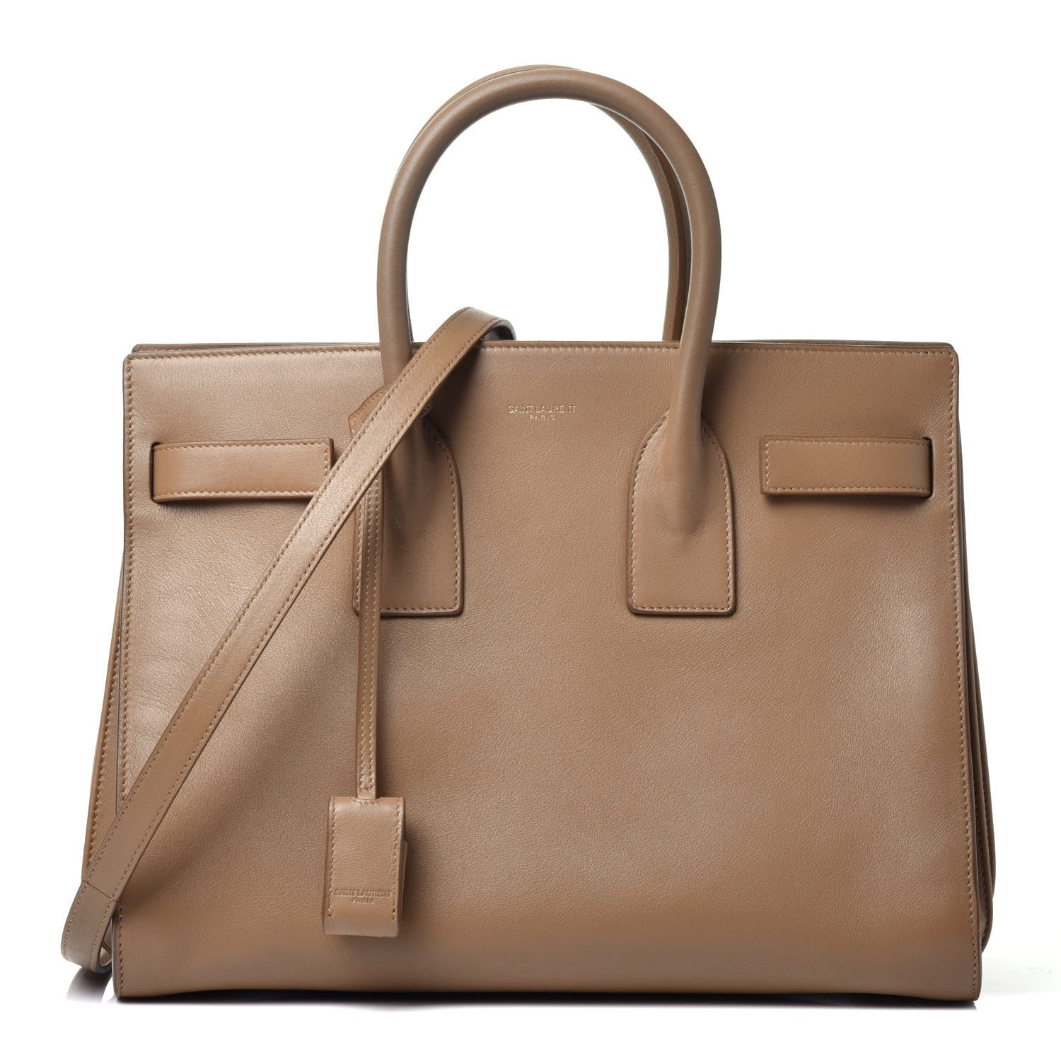 Saint Laurent Calfskin Small Sac De Jour Taupe 1 of 11