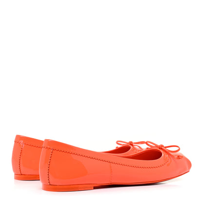 Christian Louboutin Patent Mamadrague Flats 38 Sunrise 4 of 8