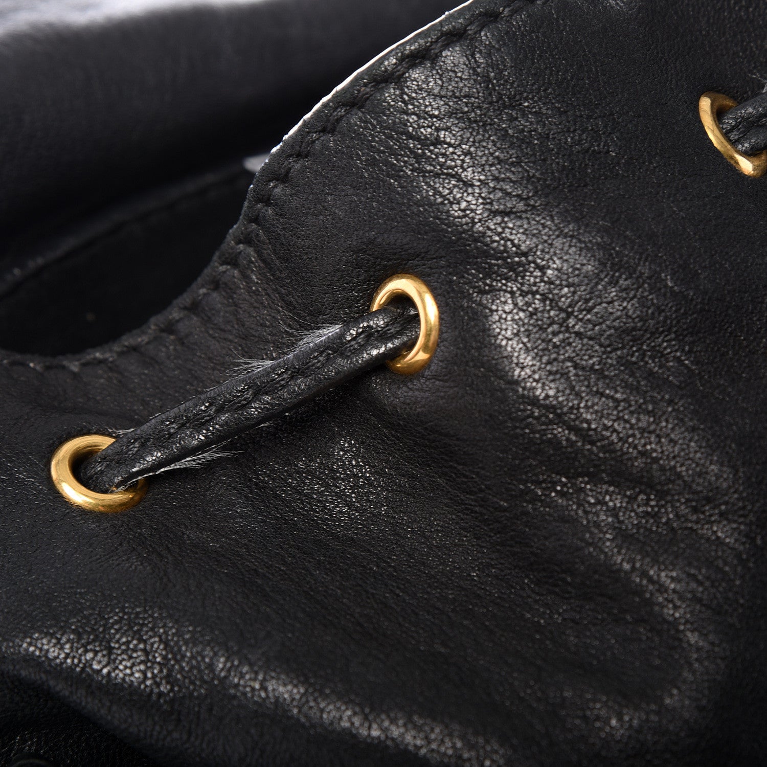 Miu Miu Nappa Fringe Hobo Black 16 of 19