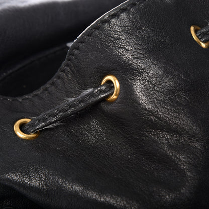 Miu Miu Nappa Fringe Hobo Black 16 of 19