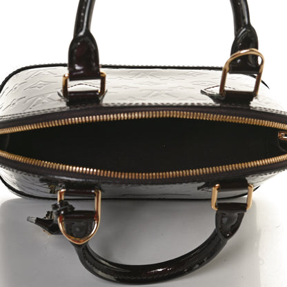 Louis Vuitton Vernis Alma BB Amarante 5 of 12