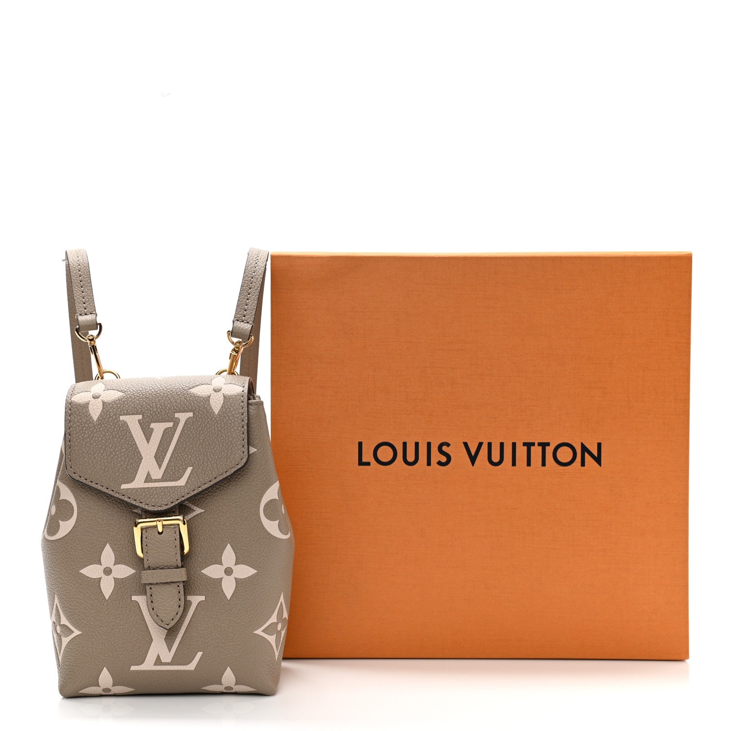 Louis Vuitton Empreinte Monogram Giant Tiny Backpack Tourterelle Cream 10 of 10