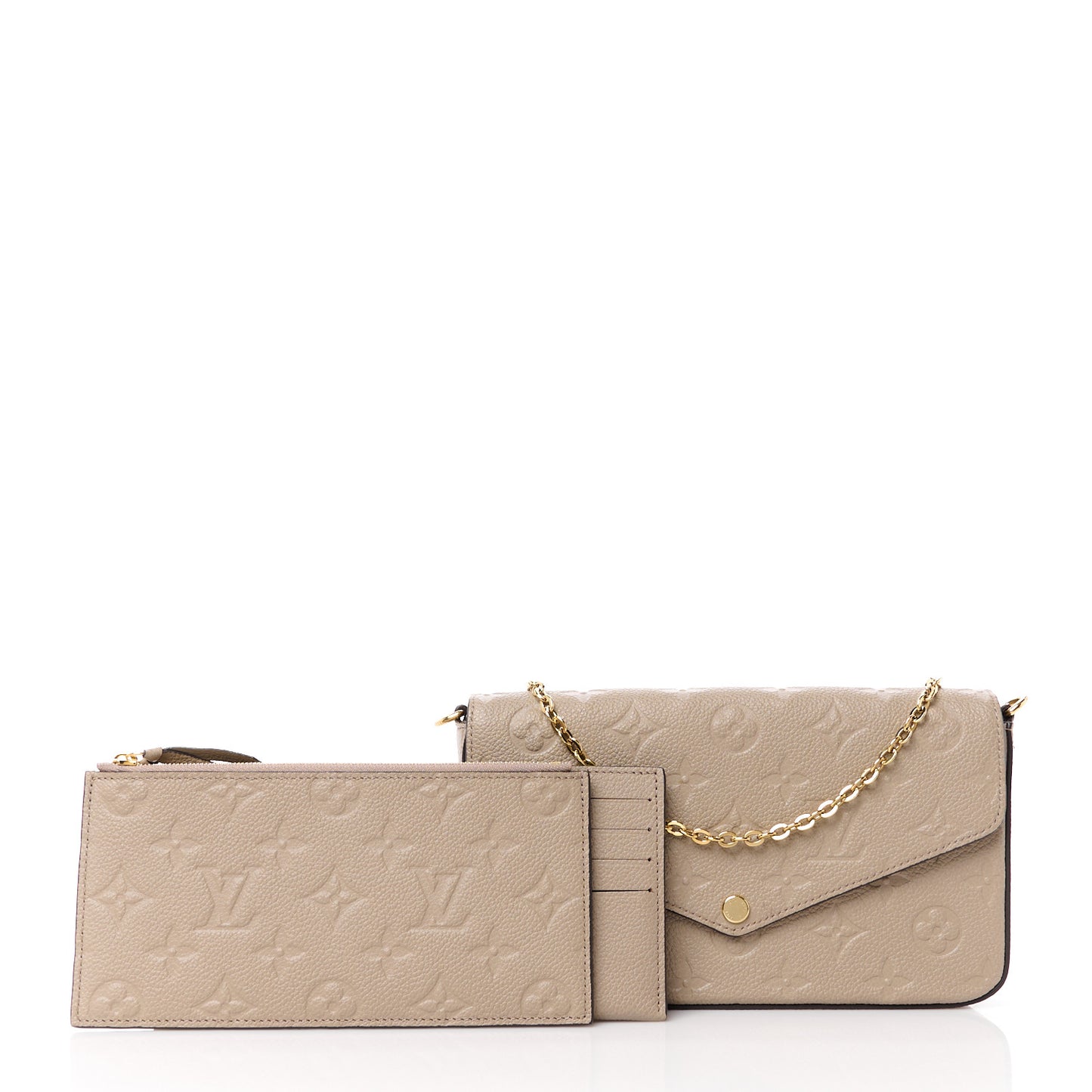 Empreinte Pochette Felicie Chain Wallet Tourterelle