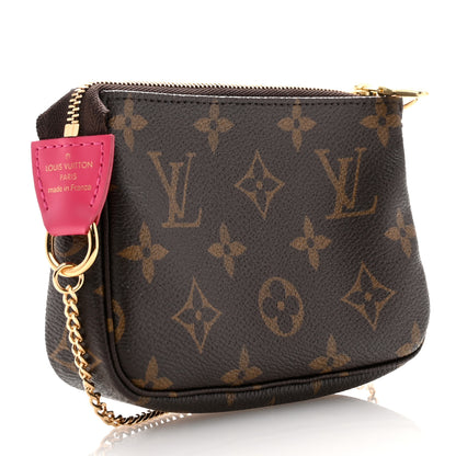 Louis Vuitton Monogram 2020 Christmas Animation Roller Coaster Mini Pochette Accessories Pivoine 2 of 9