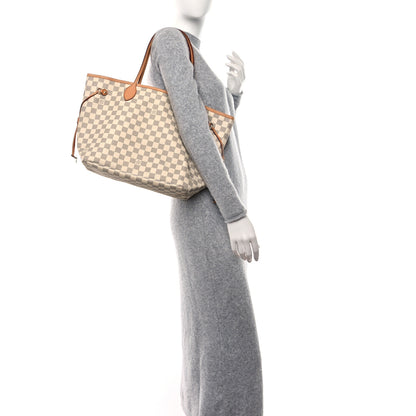 Louis Vuitton Damier Azur Neverfull MM 2 of 8