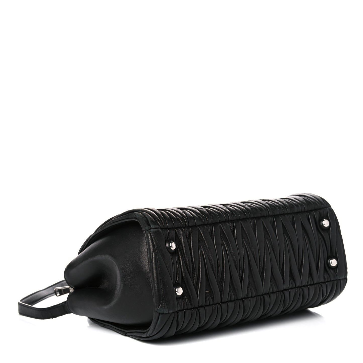 Nappa Matelasse Tote Black