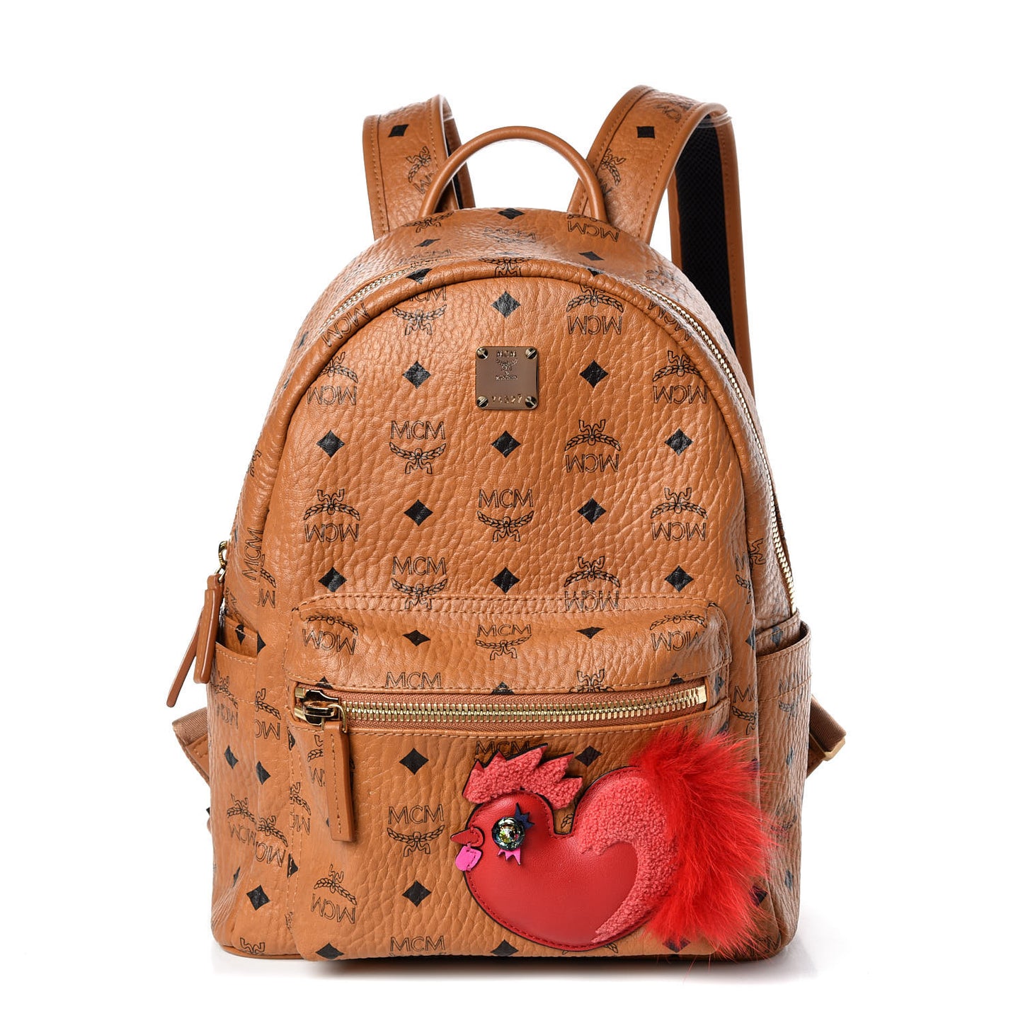 Visetos Small Rooster Stark Backpack Cognac