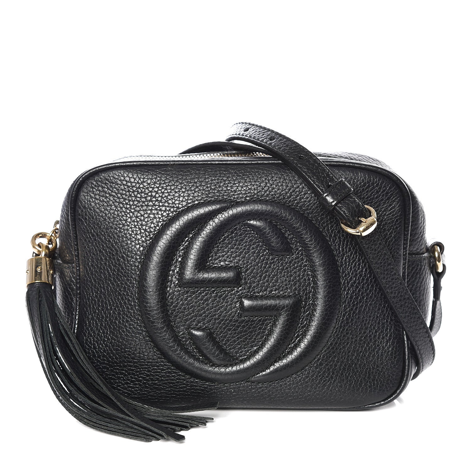 Gucci Pebbled Calfskin Small Soho Disco Bag Black 1 of 10