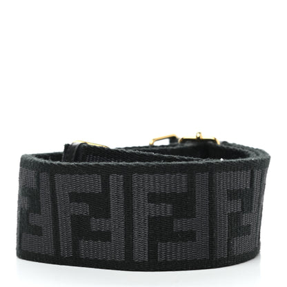Fendi Ribbon Vitello King FF 1974 Adjustable Strap You Ghiaia Grigio Dark Asphalt 2 of 5
