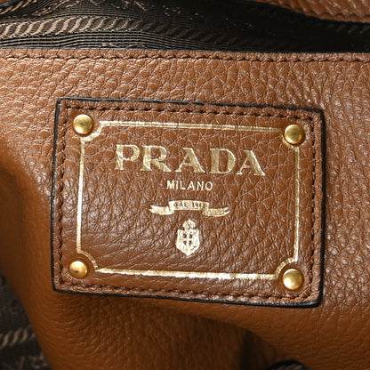Prada Vitello Phenix Tote Cognac 7 of 9