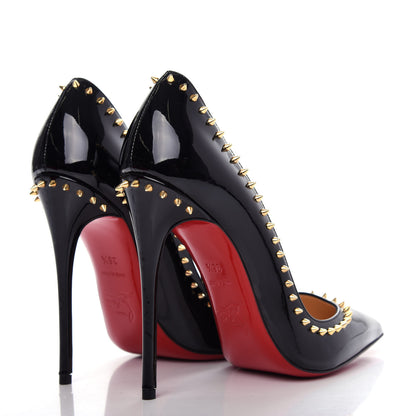 Christian Louboutin Patent Anjalina 120 Pumps 36.5 Black 4 of 9