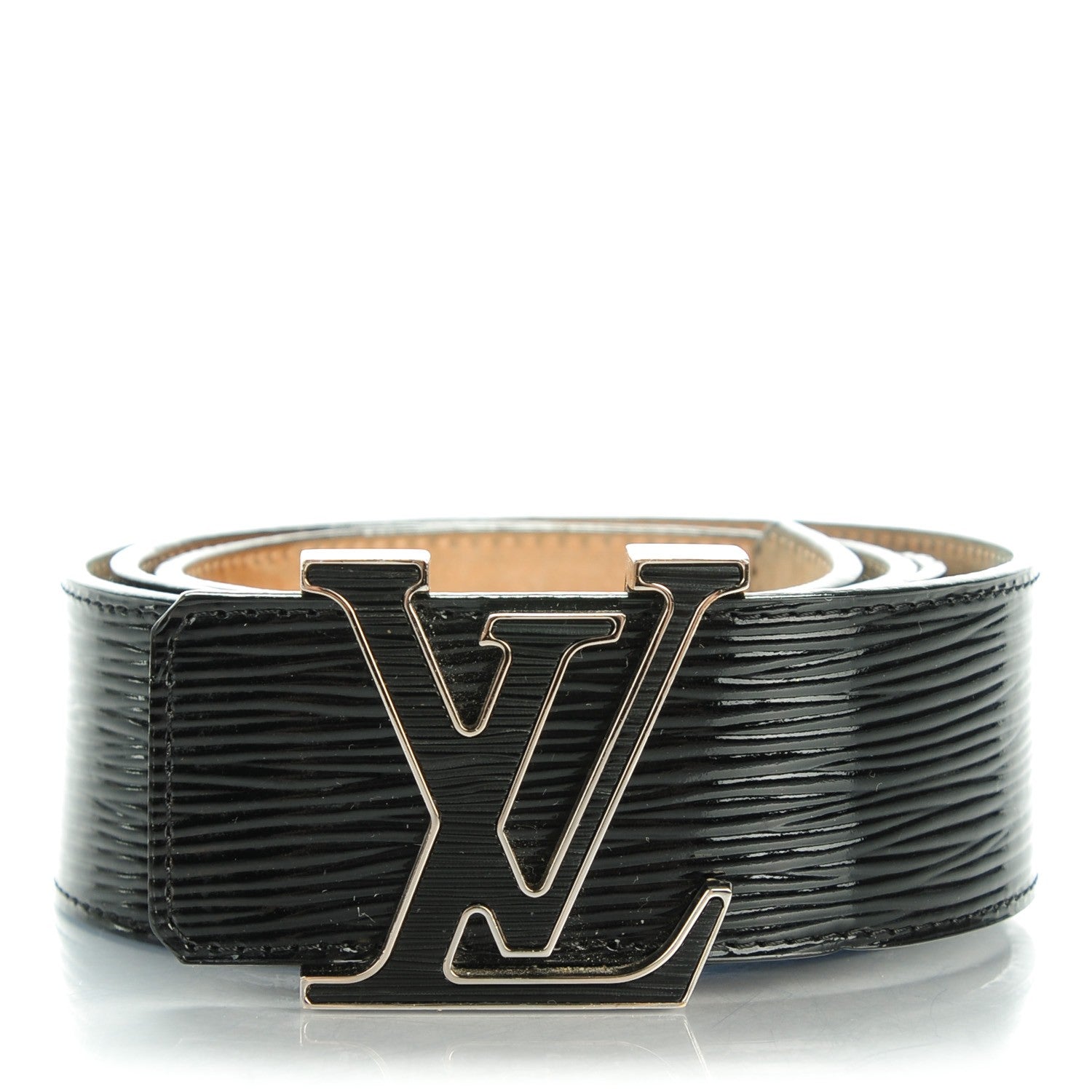 Louis Vuitton Epi Electric 40mm LV Initiales Belt 90 36 Black 1 of 10