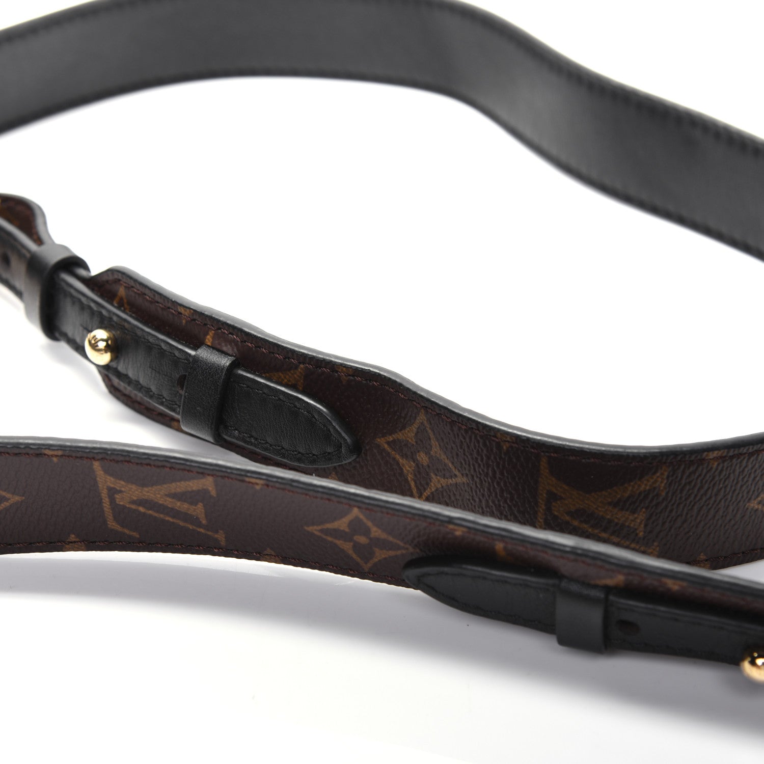 Louis Vuitton Monogram Bandouliere Shoulder Strap XL Black 7 of 7