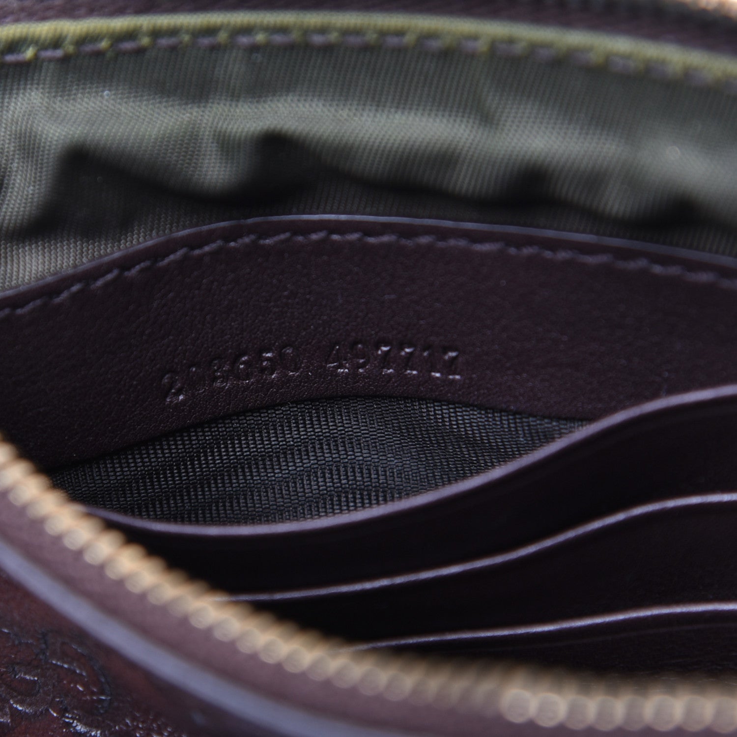 Gucci Guccissima D Gold Wristlet Chocolate 9 of 11