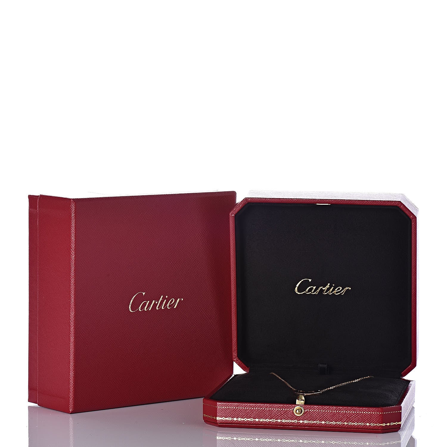 Cartier 18K Pink Gold Medium Hearts and Symbols Necklace 7 of 7