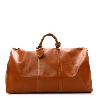 Louis Vuitton Epi Keepall 60 Cipango 1 of 16