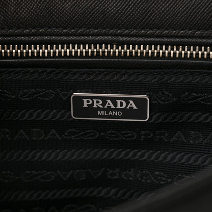 Prada Nylon Tessuto Impuntu Quilted Flap Crossbody Black 6 of 11