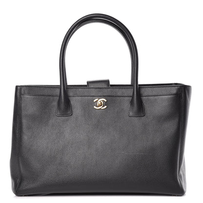 Chanel Calfskin Cerf Shopper Tote Black 1 of 10