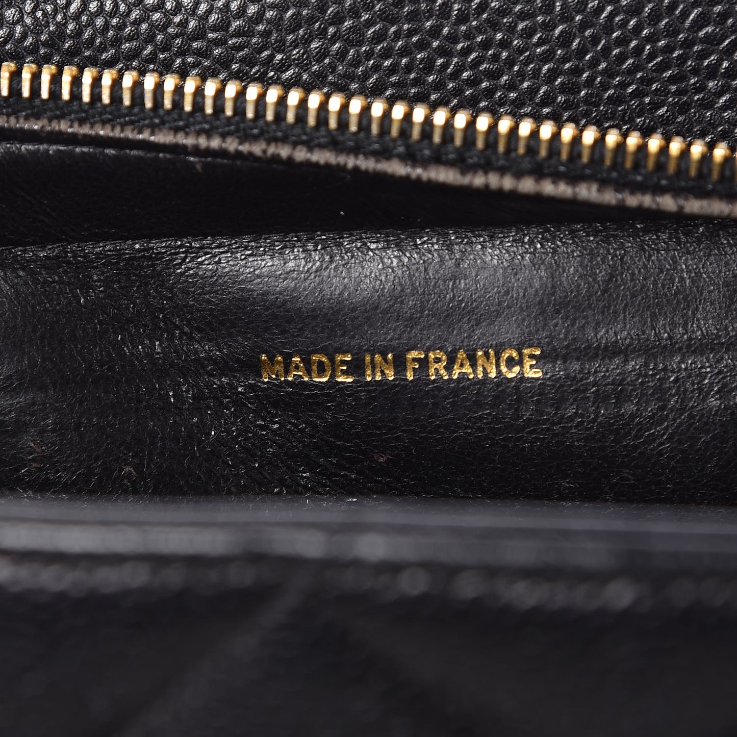 Caviar Quilted Shopper Tote Black