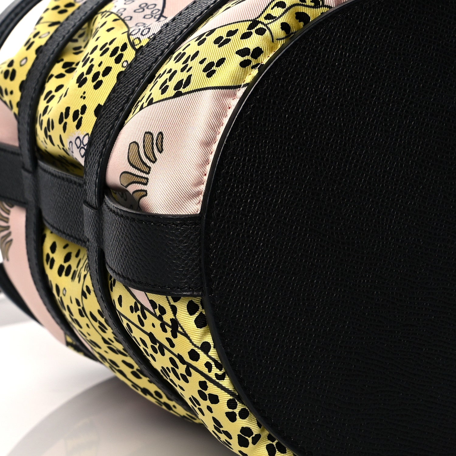 Hermes Epsom Silk Les Leopards Musardine Bag Black 9 of 10
