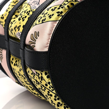 Hermes Epsom Silk Les Leopards Musardine Bag Black 9 of 10