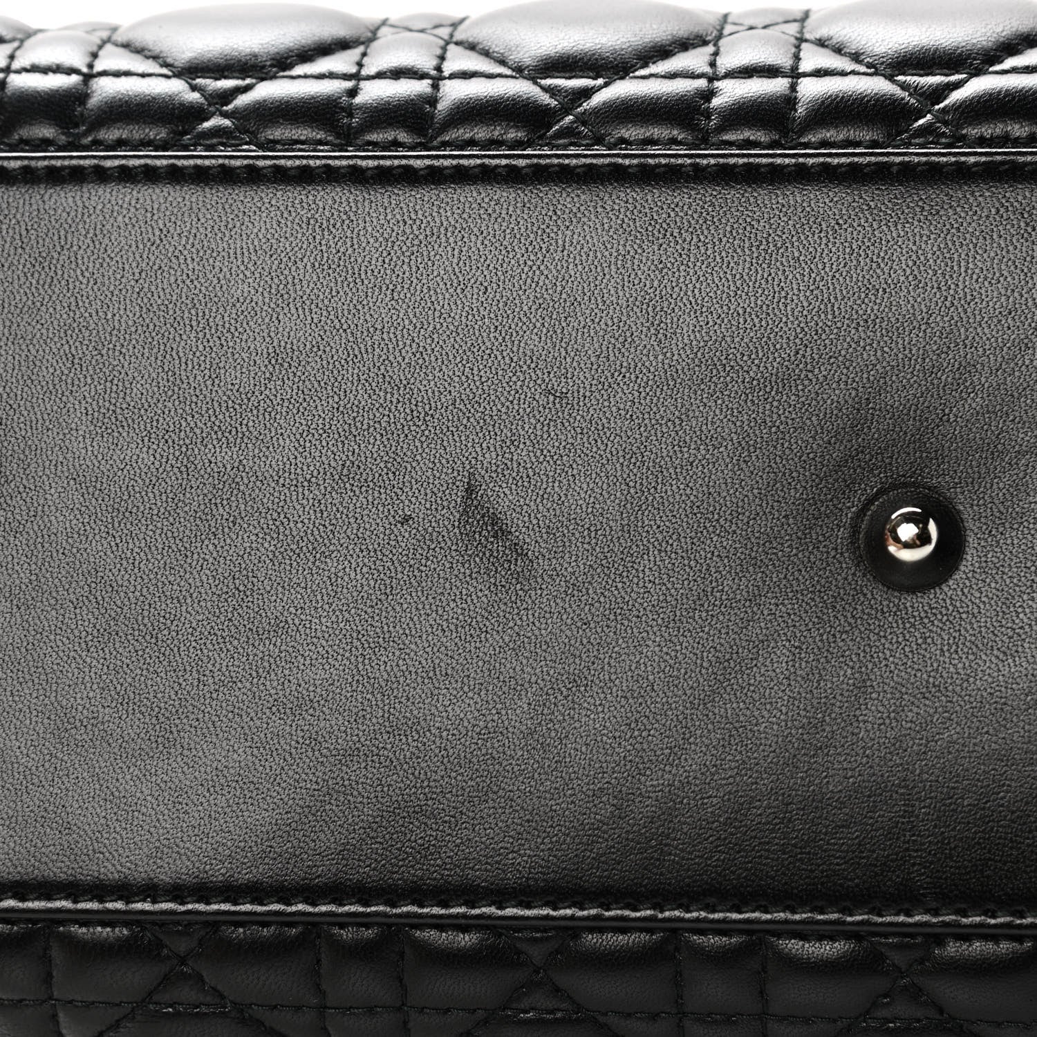 Christian Dior Lambskin Cannage Large Lady Dior Black 11 of 11
