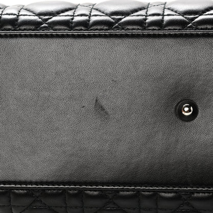Christian Dior Lambskin Cannage Large Lady Dior Black 11 of 11