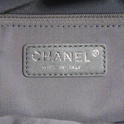Chanel Deerskin Cerf Executive Shopper Tote Navy 8 of 8
