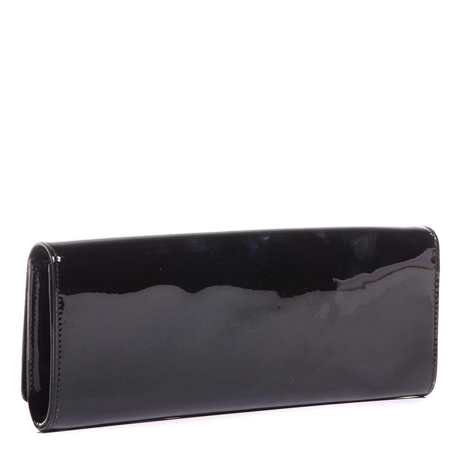 Gucci Patent Romy Clutch Black 3 of 7