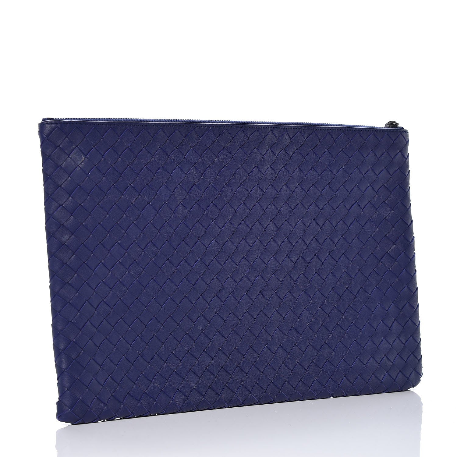 Bottega Veneta Nappa Intrecciato Large Flat Zip Biletto Pouch 3 of 9