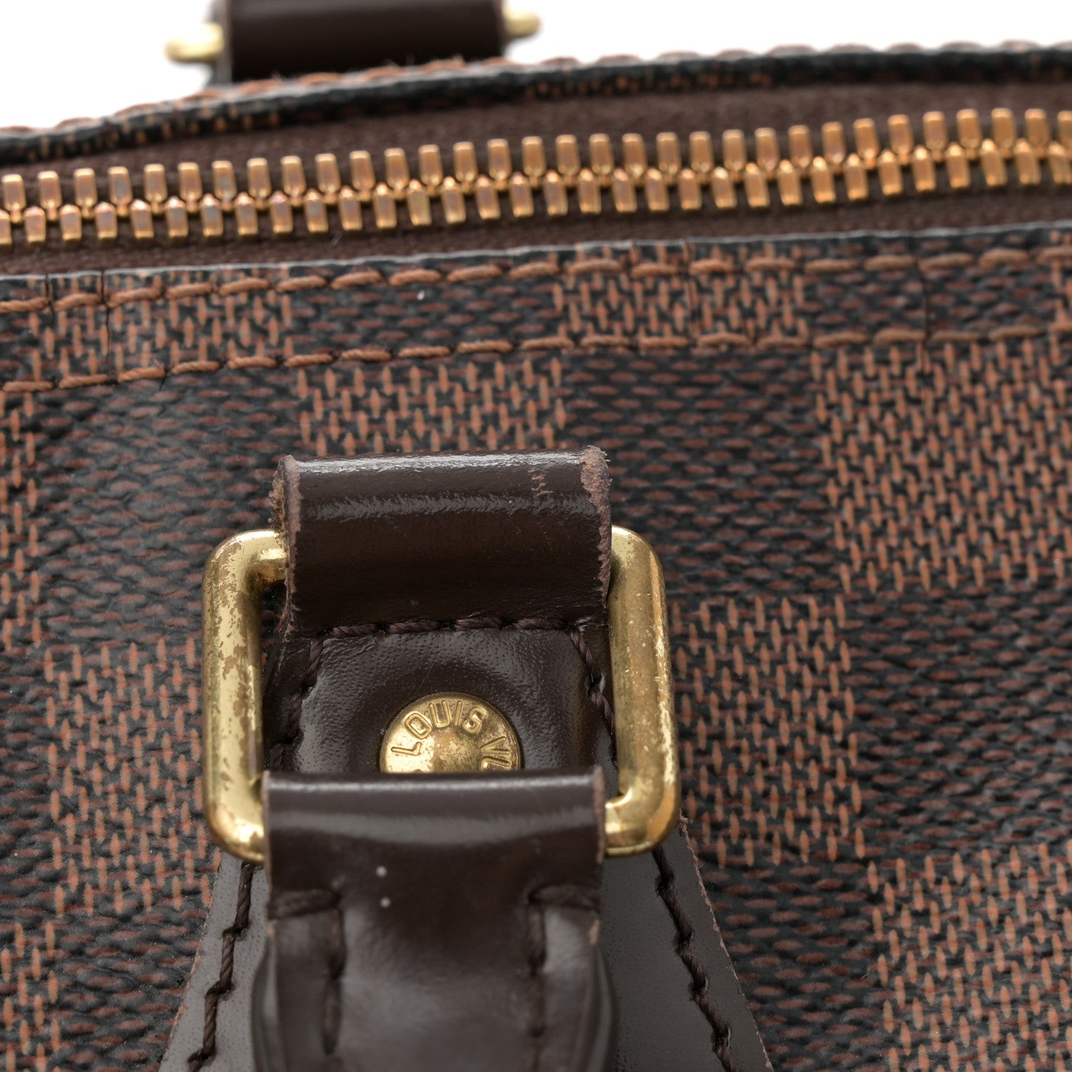 Louis Vuitton Damier Ebene Speedy Bandouliere 25 13 of 14