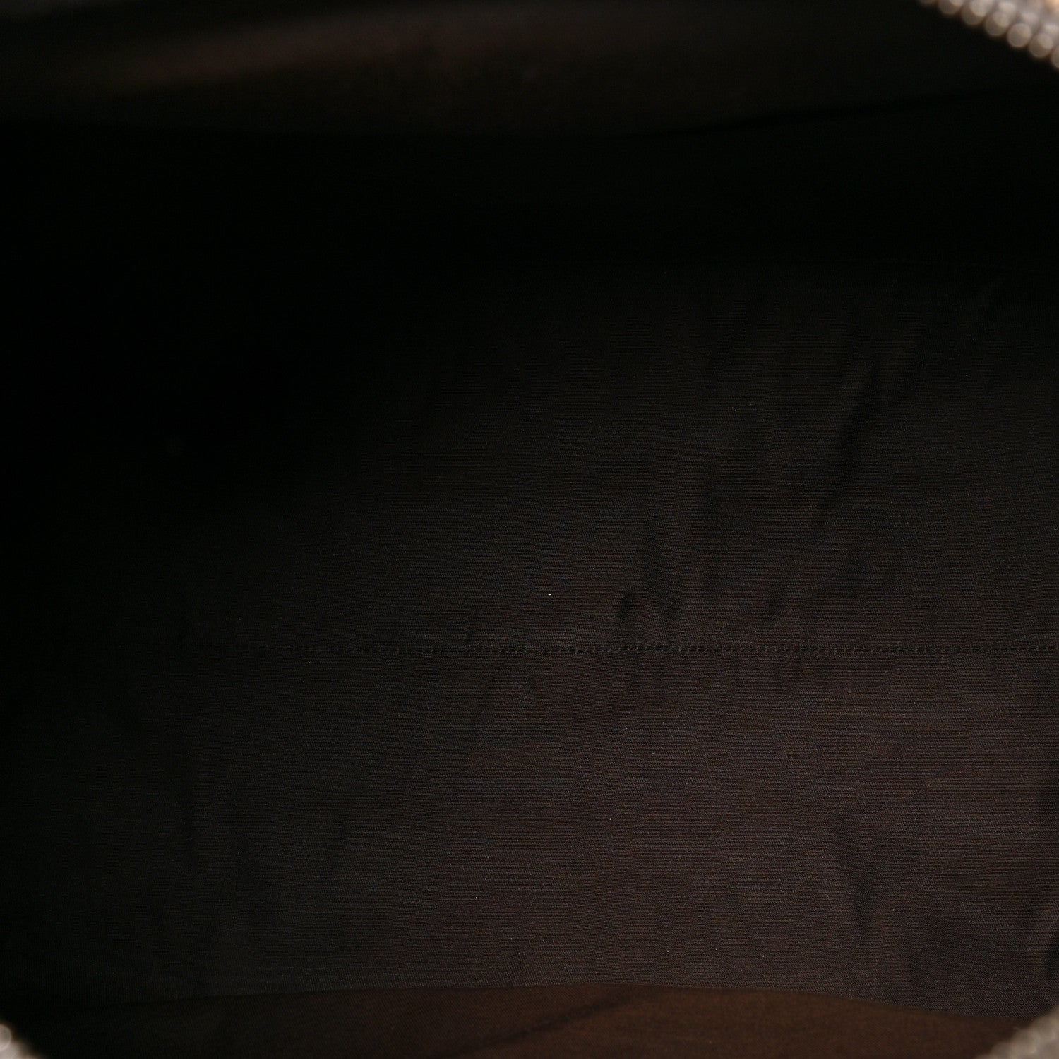 Gucci Monogram Dollar Calfskin Boston Duffle Bag Beige Ebony Testa di Moro Marrone Scuro 5 of 8