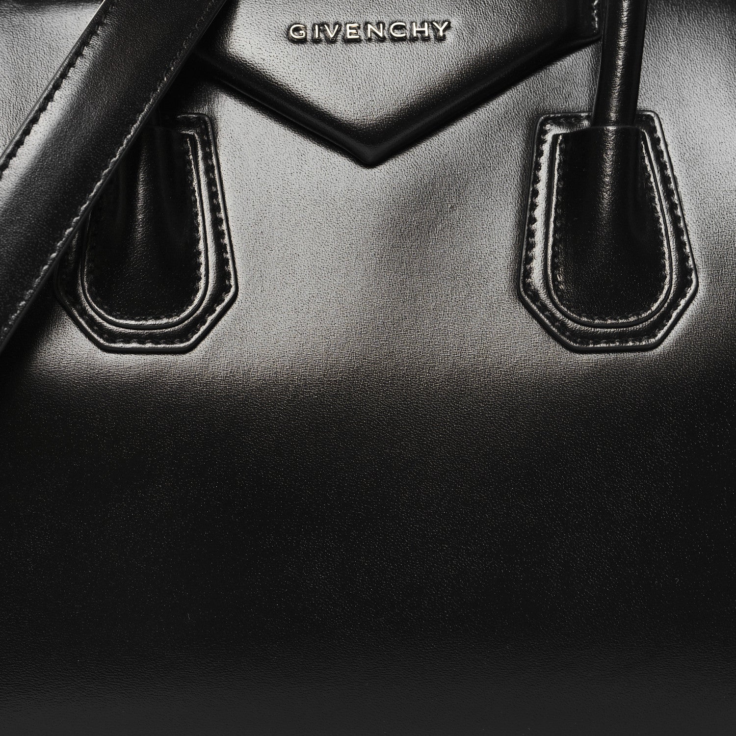 Givenchy Shiny Lord Calfskin Small Antigona Black 8 of 10