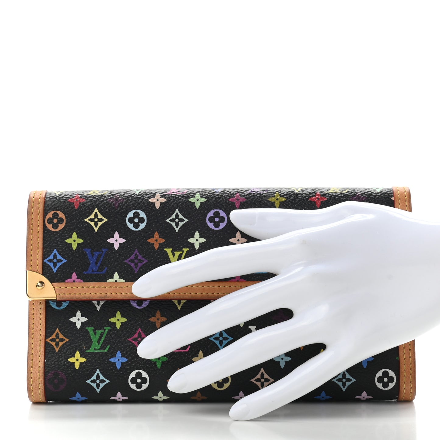 Monogram Multicolor Porte Tresor International Wallet Black