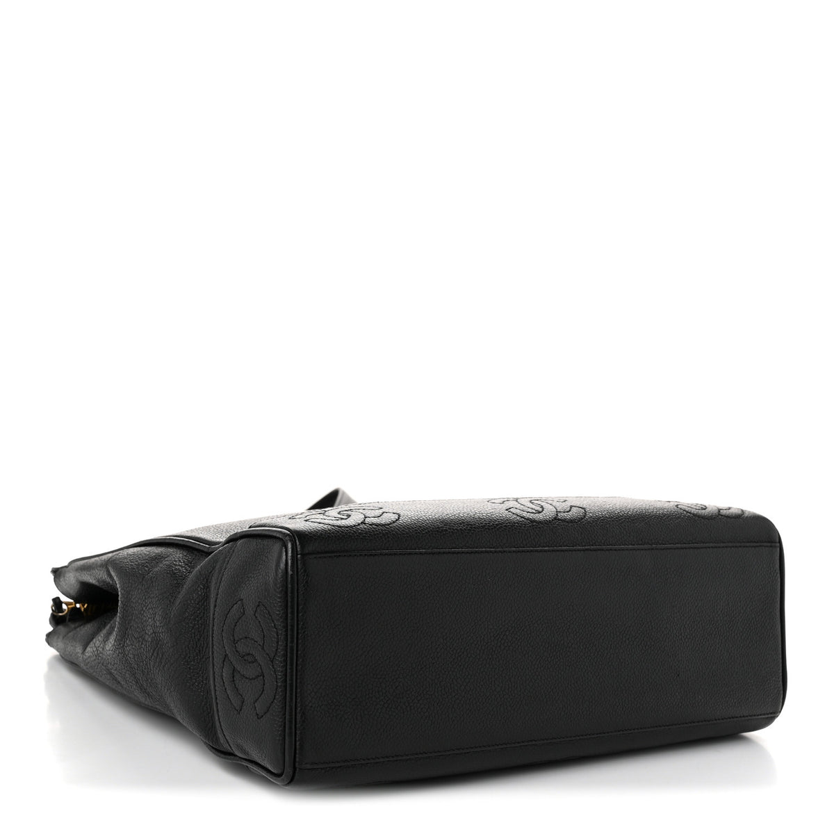 Chanel Caviar Triple CC Shoulder Bag Black 4 of 10