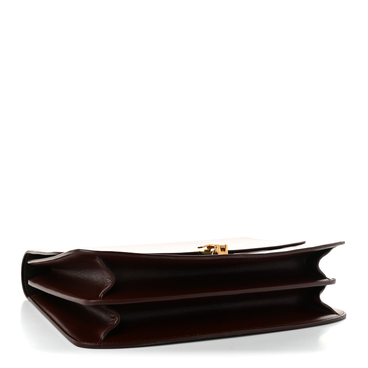 The Row Calfskin Medium The Sofia 11.75 Top Handle Bourbon 4 of 9