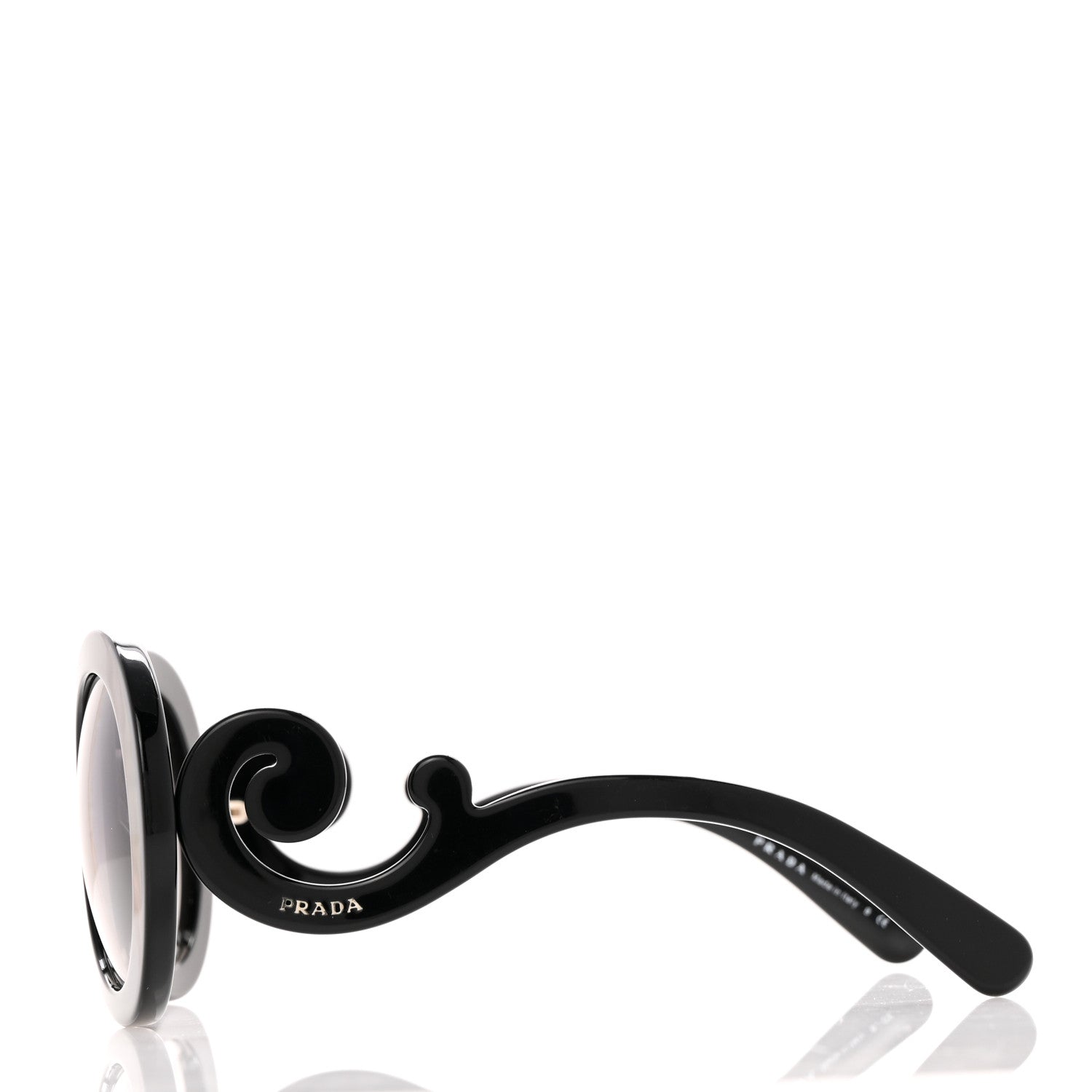 Prada Baroque Sunglasses SPR 27N Black 3 of 12