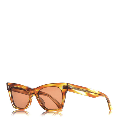 Celine Acetate Cat Eye Sunglasses CL 40052U Havana 1 of 7