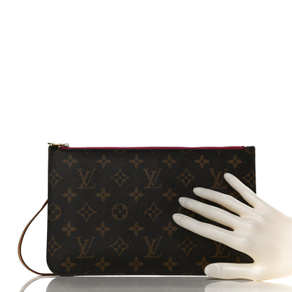Louis Vuitton Monogram Neverfull MM GM Pochette Pivoine 2 of 8