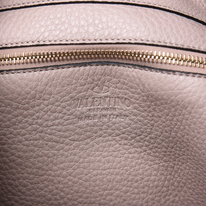 Valentino Garavani Pebbled Calfskin Small Rockstud Flip-Lock Messenger Bag Poudre 5 of 8