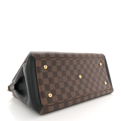 Louis Vuitton Cuir Taurillon Damier Ebene Normandy Black 4 of 13