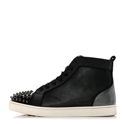 Christian Louboutin Patent Mesh Mens Lou Spikes Orlato Sneakers 41 Version Multicolor 1 of 7