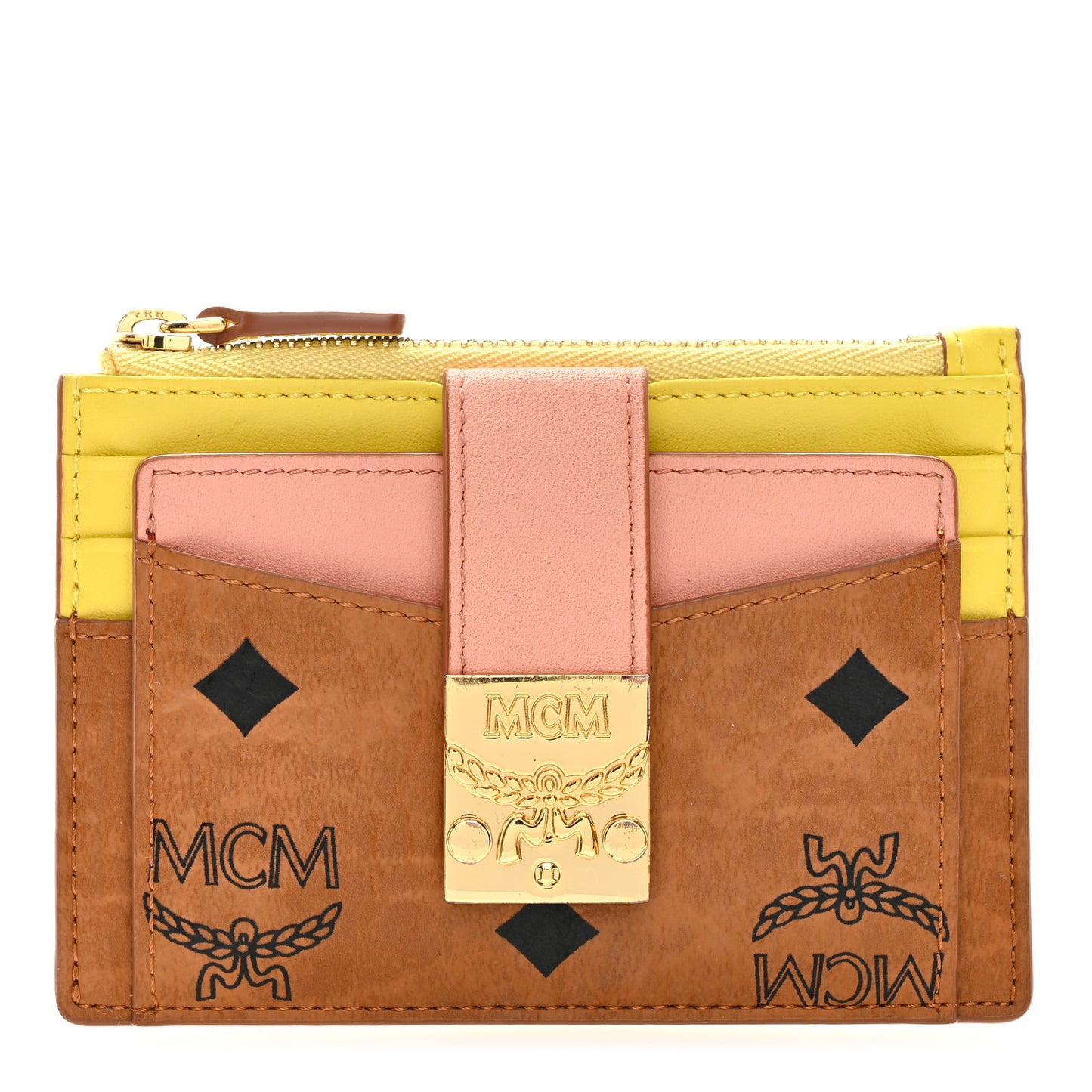 Visetos Patricia Card Case Pink Yellow
