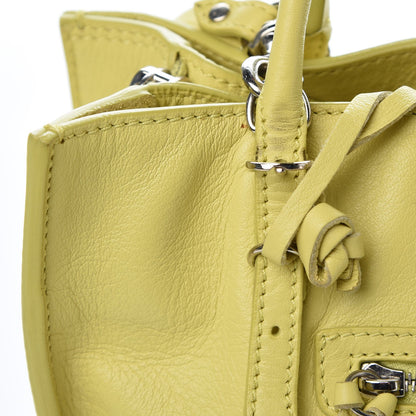 Balenciaga Calfskin Papier Mini A4 Jaune Poussin 8 of 16